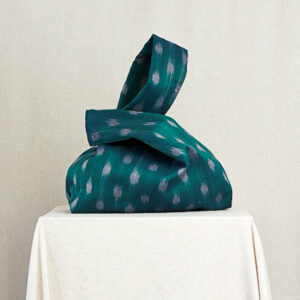 Ikat Knot Bag - Sari Telu (Emerald)