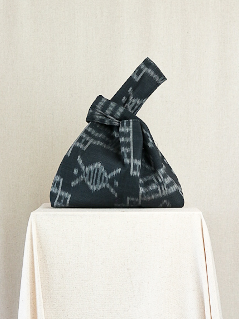 Ikat Knot Bag - Encak Saji (Black)