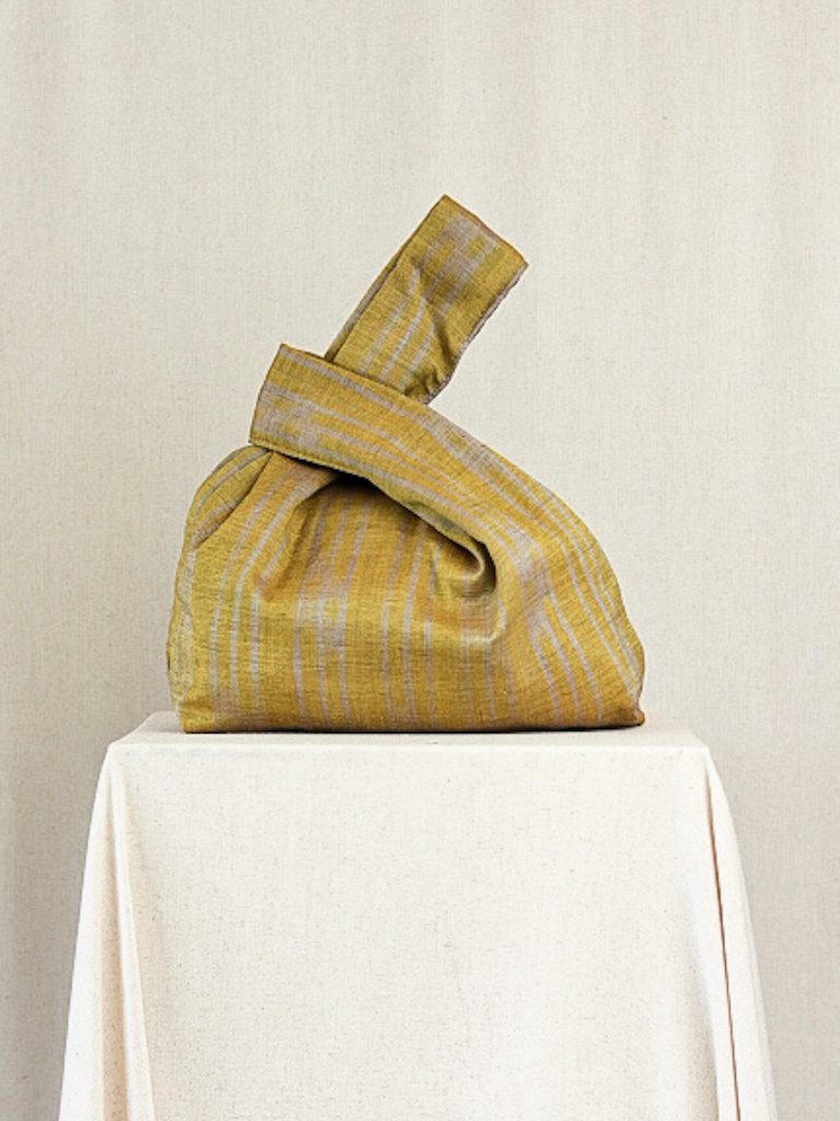 Ikat Knot Bag - Tali Cihna (Mustard)