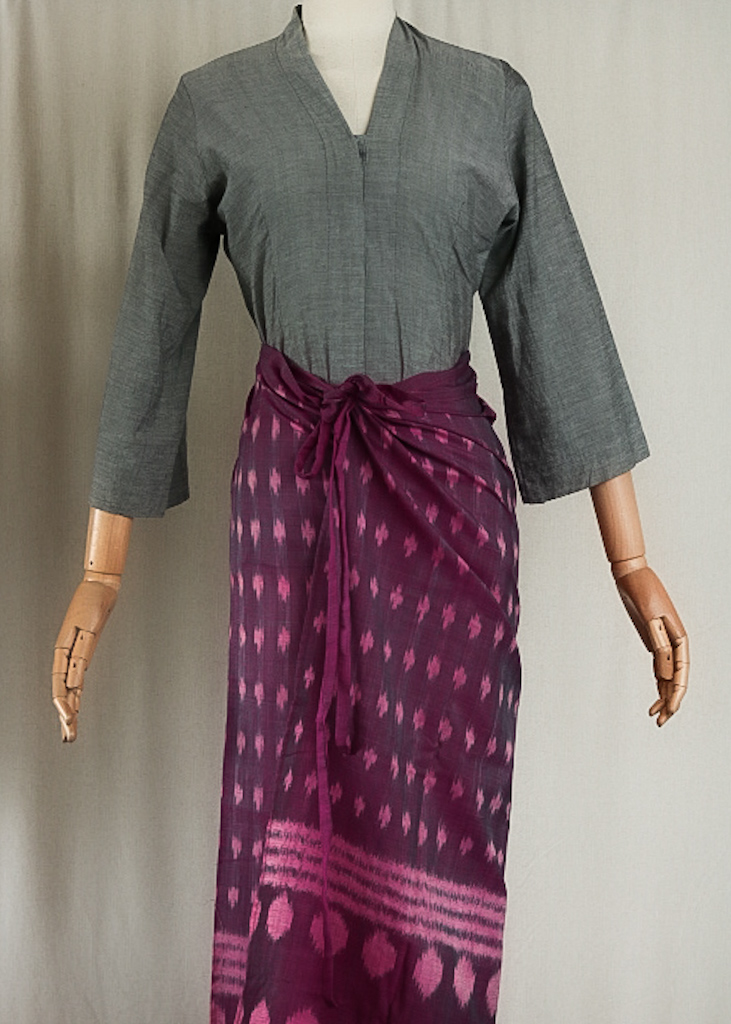 Kain Lilit Tali - Bola Sari (Magenta)