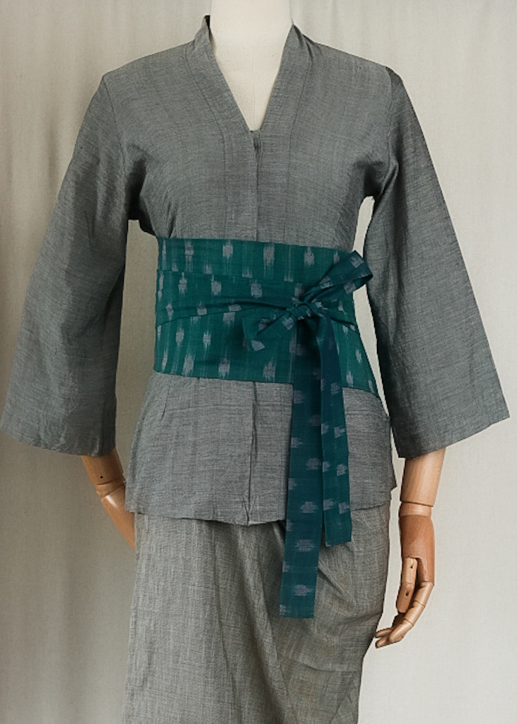 Ikat Obi - Sari Telu (Emerald)