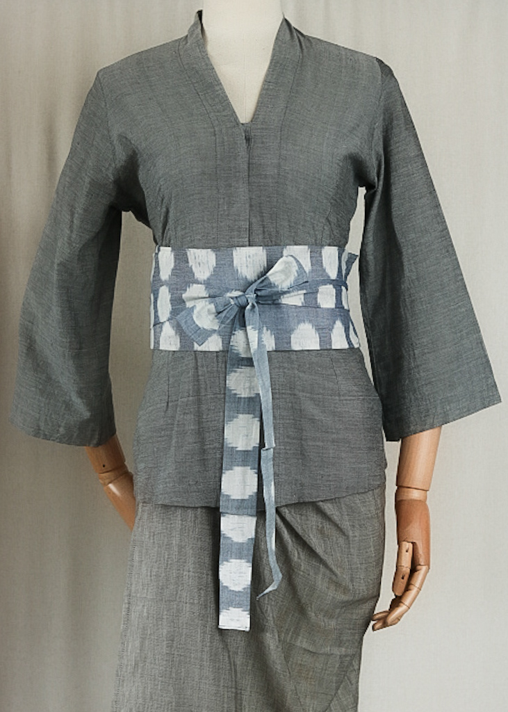 Ikat Obi - Bola Sari (Light Blue)